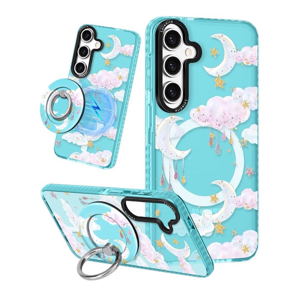 Samsung Galaxy A15 Phone Case Pretty Moons With Mag Safe NEW